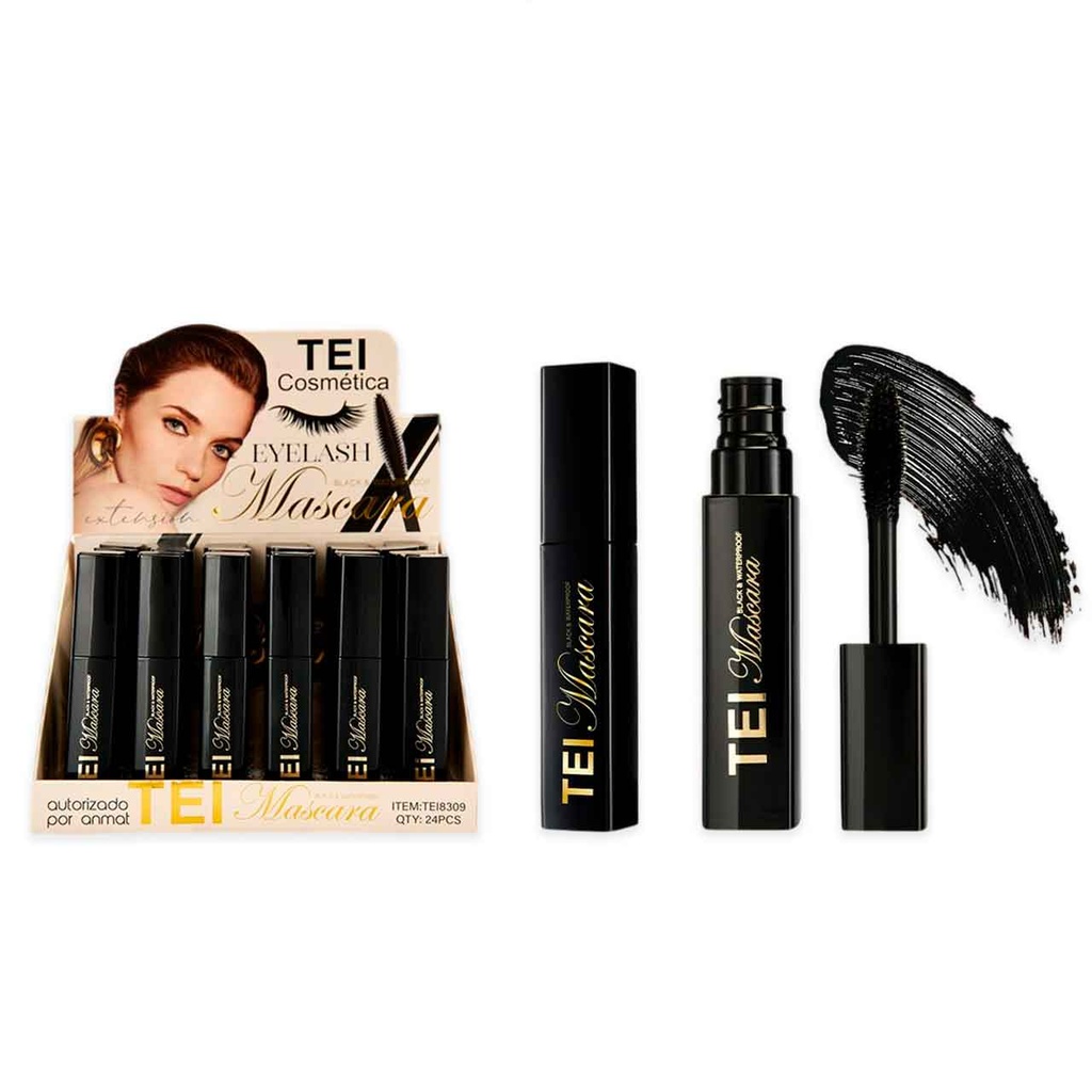 Mascara de pestañas Tei Black & Waterproof